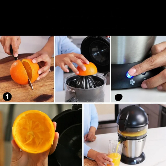 Spremiagrumi elettrico™ | Succo fresco con il semplice tocco di un pulsante!