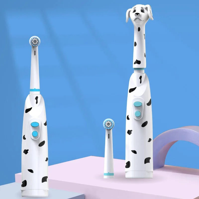 Spazzolino Elettrico per Bambini Maculato con Copertura Antipolvere