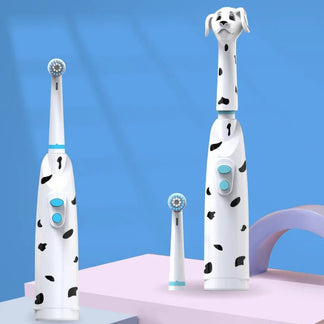 Spazzolino Elettrico per Bambini Maculato con Copertura Antipolvere