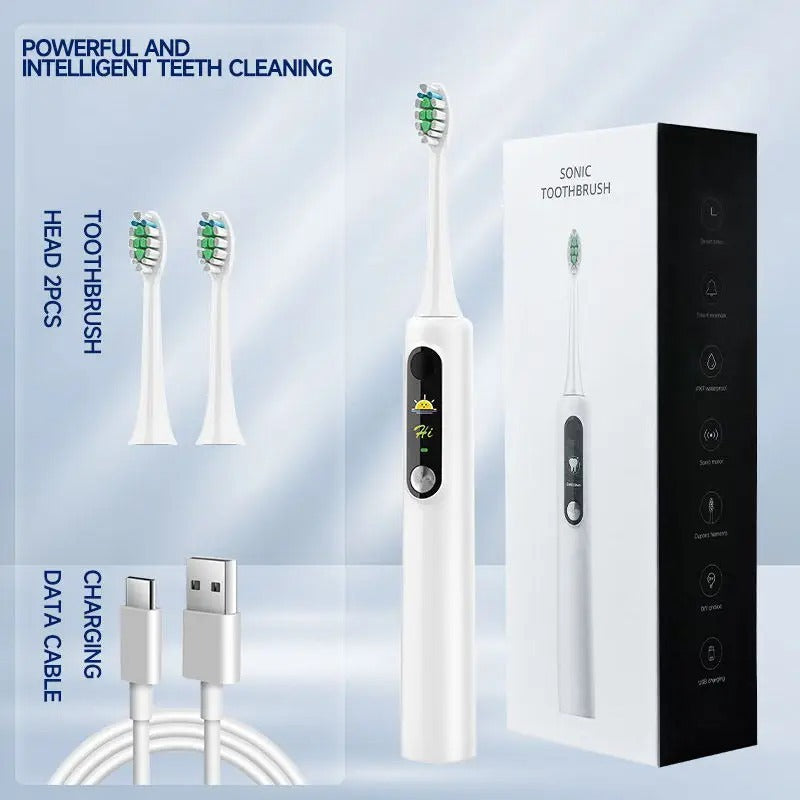 Spazzolino Elettrico Ultrasuoni con Sospensione Magnetica Ricaricabile e Impermeabile