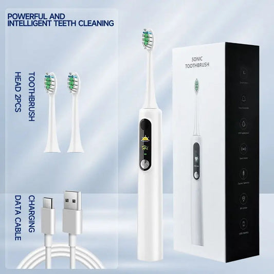 Spazzolino Elettrico Ultrasuoni con Sospensione Magnetica Ricaricabile e Impermeabile
