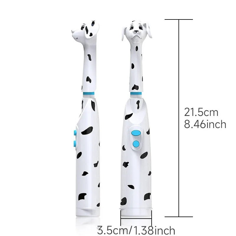 Spazzolino Elettrico per Bambini Maculato con Copertura Antipolvere