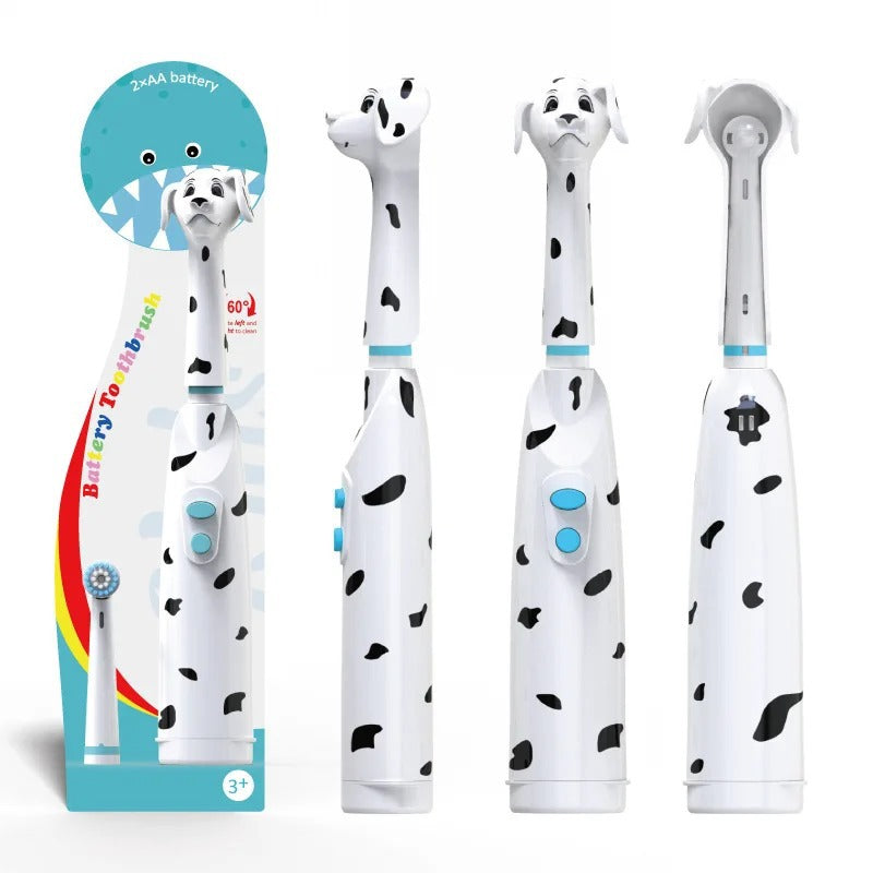 Spazzolino Elettrico per Bambini Maculato con Copertura Antipolvere