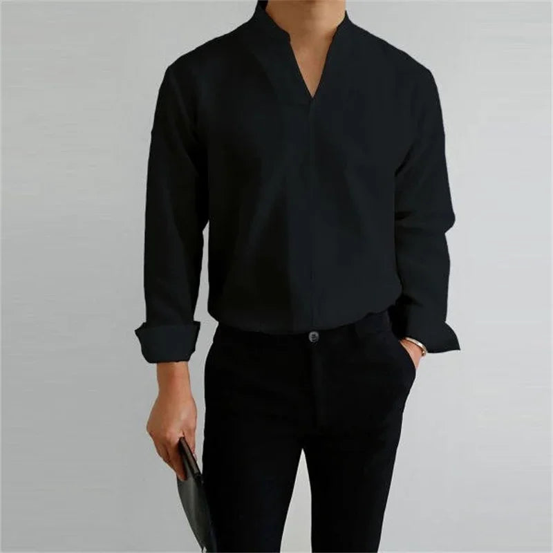 Camicia in Lino Uomo™ | Eleganza Casual e Comfort Garantito