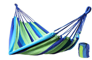 <tc>Garden Hammock™ | Single Cotton Hammock with Carry Bag – 185x80 cm – For Indoor and Outdoor Use</tc>
