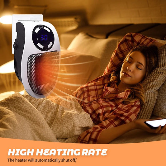 500W electric portable heater per room with mini plug radiator in