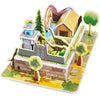 Puzzle 3D Cartoon Casa e Castello  Giocattoli Educativi Fai da Te MigliorPrezzi.com