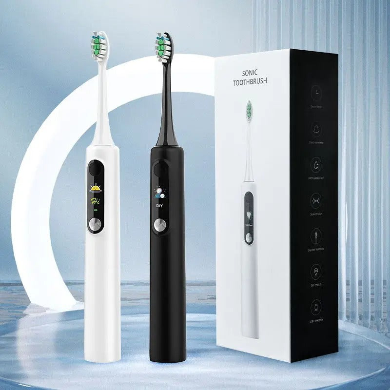 Spazzolino Elettrico Ultrasuoni con Sospensione Magnetica Ricaricabile e Impermeabile