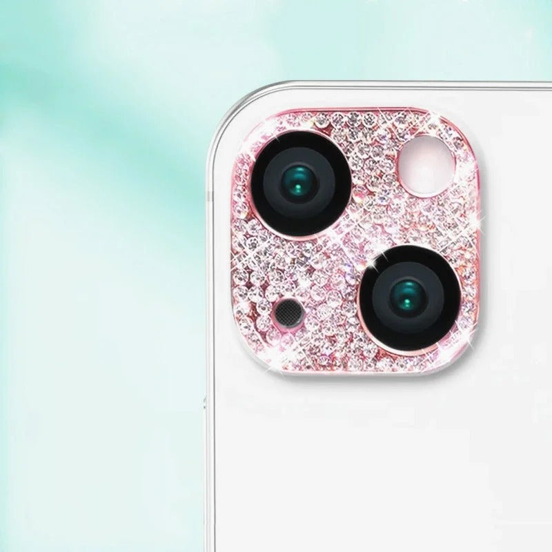 Custodia Protettiva Diamantata per la Fotocamera dell' iPhone dal 13 al 15