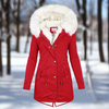 Parka Lungo Da Donna | idrorepellente ed Elegante con Pelliccia Sintetica