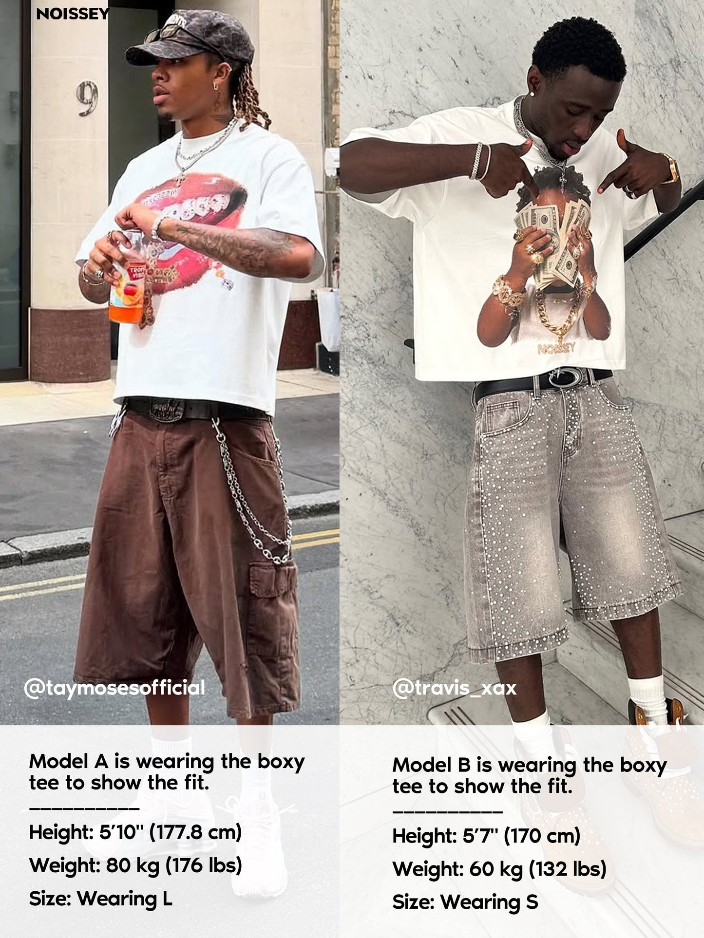 BOUNCE BACK™ | Maglia Boxy Fit Oversize con Stampa “Cheers to Money”