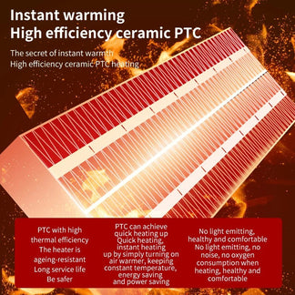 Electric heater in ceramic laptop water heater