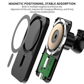 Wireless charger for car support magsafe for iPhone