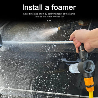 High pressure gun for car cleaning kit