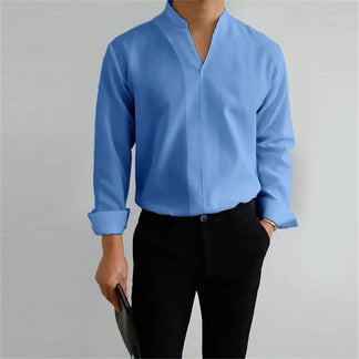 Camicia in Lino Uomo™ | Eleganza Casual e Comfort Garantito