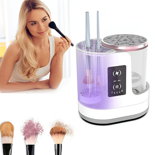 Lavapennelli Make-Up Elettrico™ | Pulizia e Asciugatura Automatica