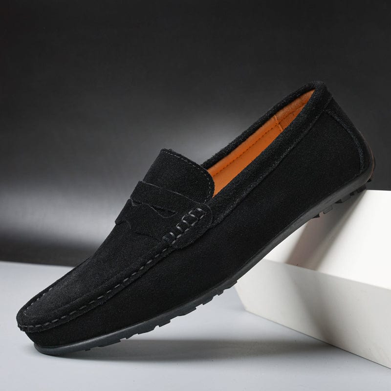 Mocassini in Pelle Scamosciata Uomo™ | Eleganza Discreta e Comfort Sofisticato
