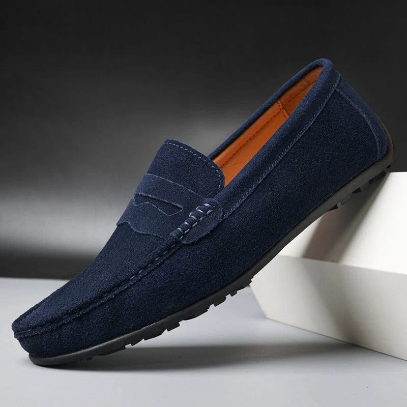 Mocassini in Pelle Scamosciata Uomo™ | Eleganza Discreta e Comfort Sofisticato
