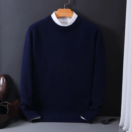 Maglione da Uomo in Cashmere™ | Eleganza e Comfort Invernale – Modello Oliver