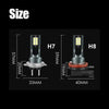 H7 H11 LED Headlight Bulbs 6500K 80W Set MigliorPrezzi.com