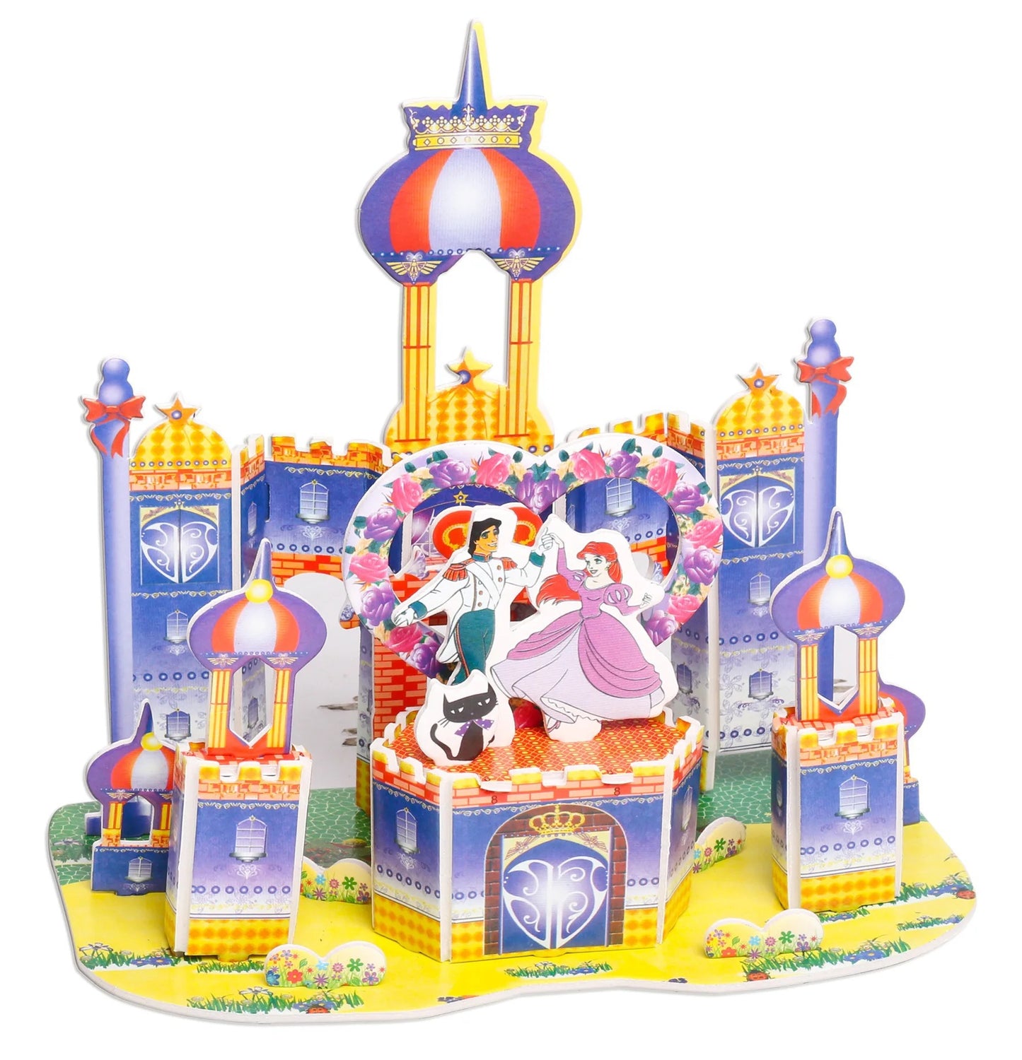 Puzzle 3D Cartoon Casa e Castello  Giocattoli Educativi Fai da Te