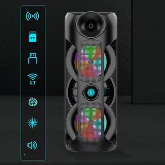 <tc>Bluetooth Party Speaker™ | LED Effects, Karaoke and Immersive Audio</tc>