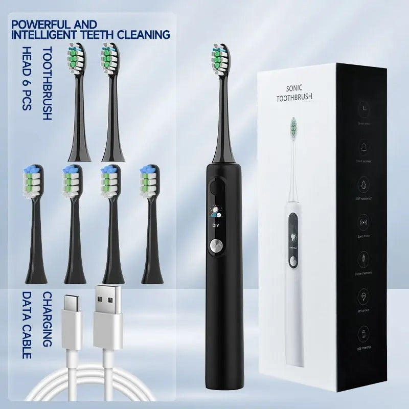 Spazzolino Elettrico Ultrasuoni con Sospensione Magnetica Ricaricabile e Impermeabile