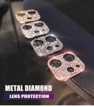 Custodia Protettiva Diamantata per la Fotocamera dell' iPhone dal 13 al 15