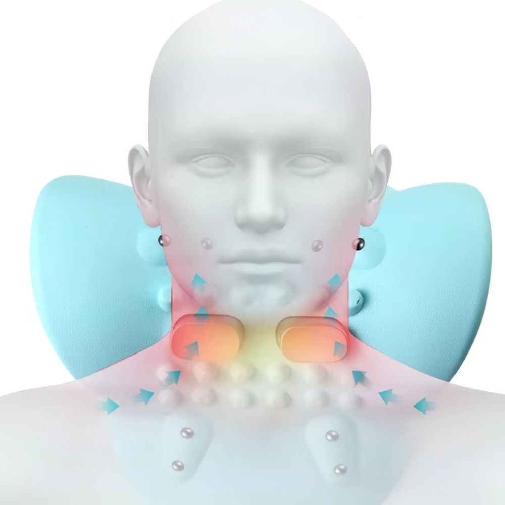 <tc>Neck Massager Pillow for Cervical Pain Relief and Muscle Relaxation</tc>