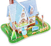 Puzzle 3D Cartoon Casa e Castello  Giocattoli Educativi Fai da Te MigliorPrezzi.com