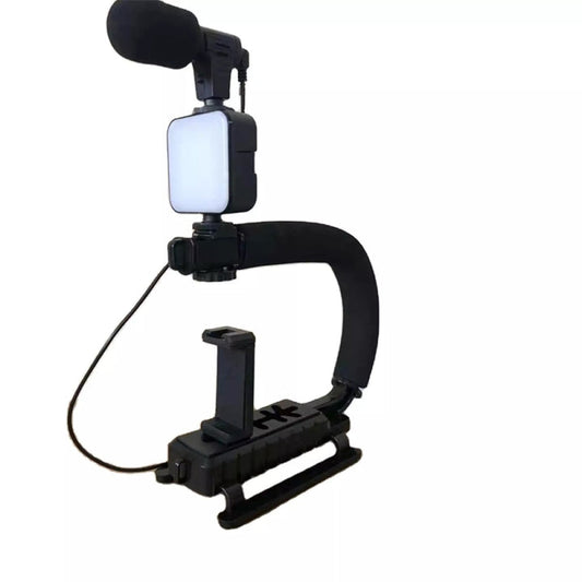 Kit Video Smartphone 3 in 1 – Treppiede, Microfono e Luce LED