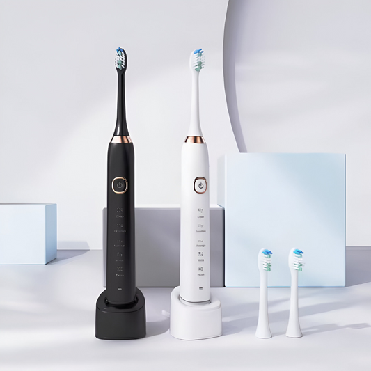 Spazzolino Ultrasonico™ | Denti Più Bianchi, Batteria Lunga Durata e Design Elegante