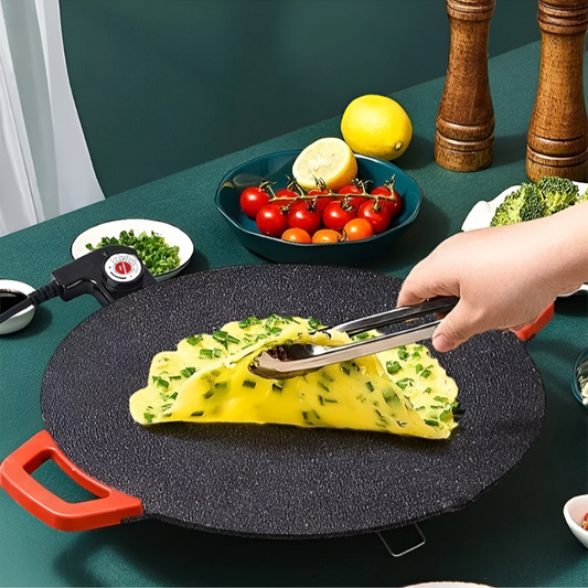 Electric non -stick pan ™ | Pan for no smoke grill for the home