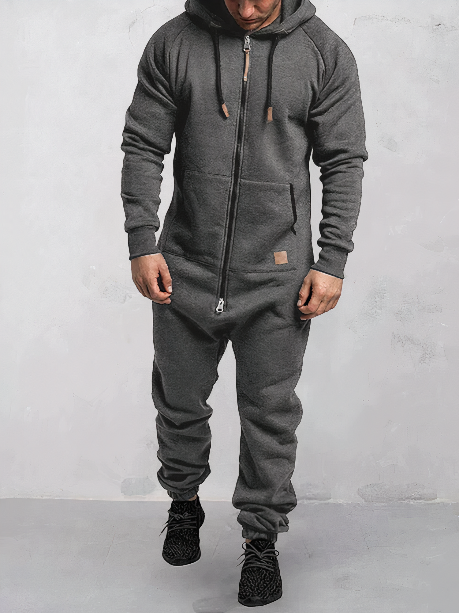 Tuta Sportiva Uomo| Felpa con Zip Intera e Pantaloni Coordinati