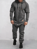 Tuta Sportiva Uomo| Felpa con Zip Intera e Pantaloni Coordinati