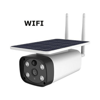 Telecamera Con Pannello Solare WiFi Infrarossi Sensore Movimento
