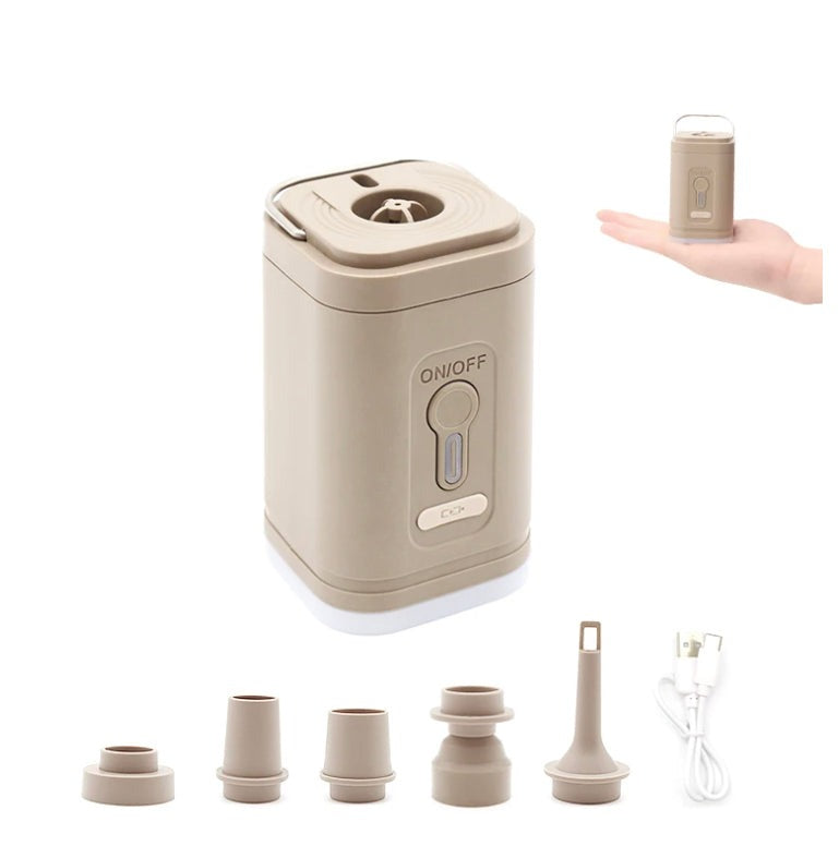 Wireless portable compressor with free cushion