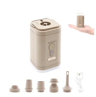 Wireless portable compressor with free cushion