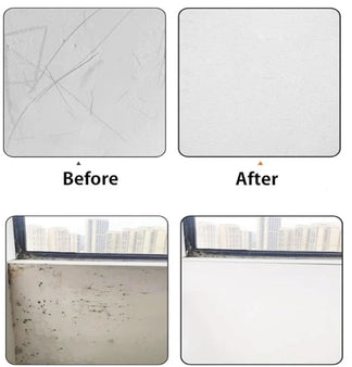 Wall repair kit - multipurpose instrument for fixing, painting and patch with brush included