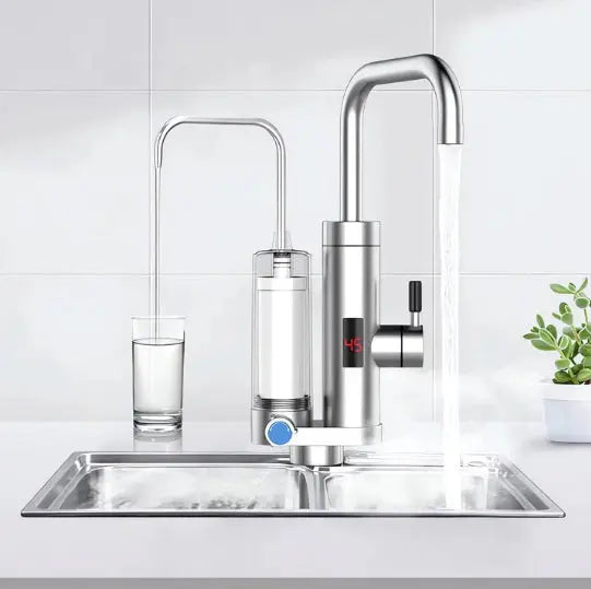 Rubinetto Elettrico™ | 3000W con Display – Acqua Calda Istantanea e Depuratore MigliorPrezzi.com