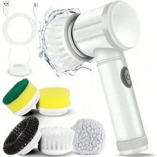 Multifunctional electric brush for kitchen and bathroom