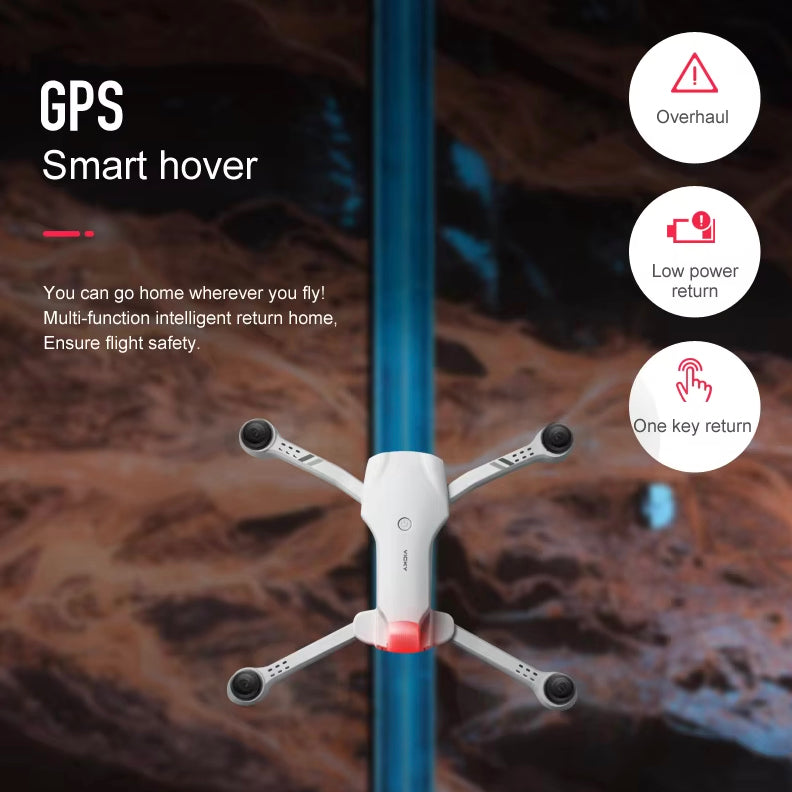 Drone 8K ultra HD con gps incorporato