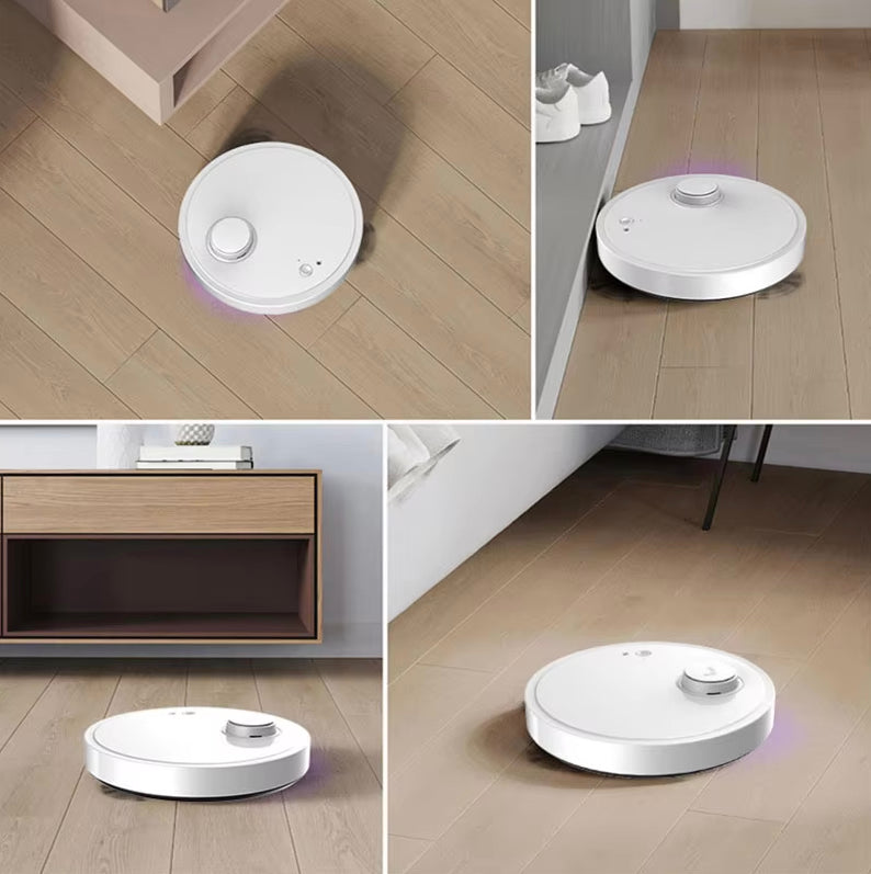 Robot aspirapolvere ultrasottile 3-in-1: lava asciuga e aspira !