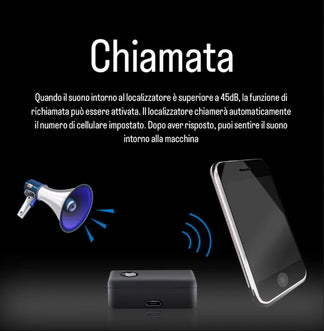GPS locator listening to audio and tracker for surveillance and safety