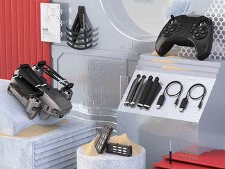 Quadricottero radio controlled with 1080p Full HD video camera with 120 ° angle