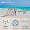 Mini drone pieghevole con videocamera 1080p full Hd e funzioni smart MigliorPrezzi.com