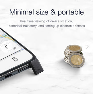 Mini GPS with SIM to trace keys, cars and pets