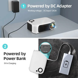 Mini portable projector 1080p 4K