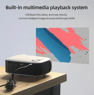 Mini portable projector 1080p 4K