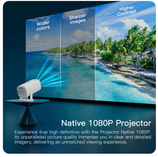Mini Android 11 projector with Wifie Bluetooth